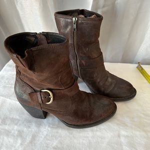 BORN Nubuck Ankle Boots Very Comfortable
